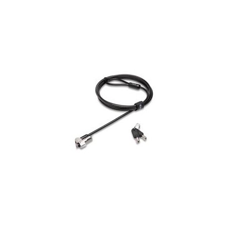 Kensington NanoSaver Keyed Laptop Lock - Master Keyed - Bezpečnostní kabelový zámek - stříbrná - 1.8 m
