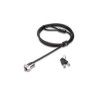 Kensington NanoSaver Keyed Laptop Lock - Master Keyed - Bezpečnostní kabelový zámek - stříbrná - 1.8 m