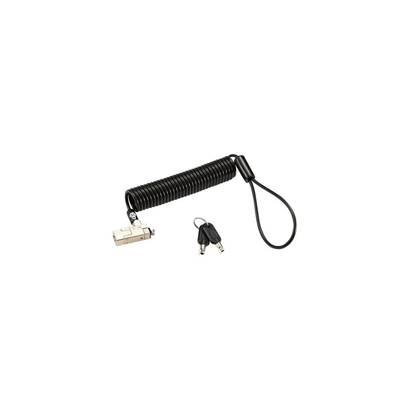 Kensington Slim NanoSaver 2.0 Portable Keyed Laptop Lock - Bezpečnostní kabelový zámek - univerzální klíč - 1.8 m