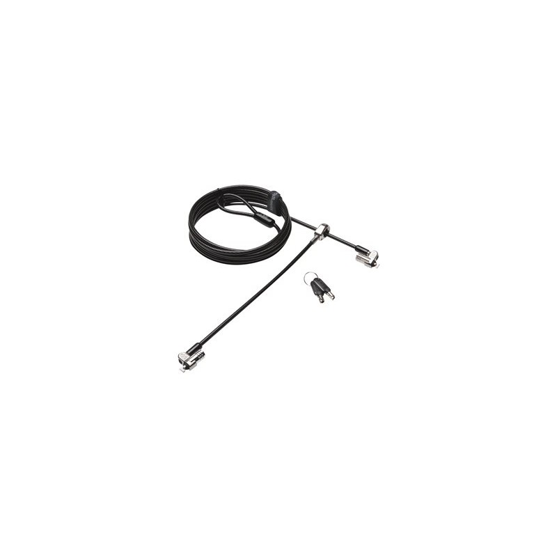Kensington MicroSaver 2.0 Keyed Twin Laptop Lock - Like Keyed - Bezpečnostní kabelový zámek