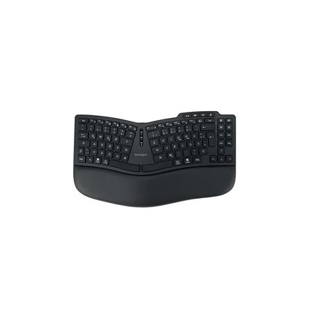 Kensington Pro Fit Ergo KB675 EQ - Klávesnice - dobíjecí - TKL - bezdrátový - 2.4 GHz, Bluetooth - QWERTZ - německá - černá