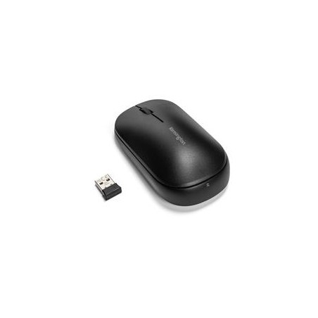 Kensington SureTrack Dual Wireless Mouse - Myš - optický - 4 tlačítka - bezdrátový - 2.4 GHz, Bluetooth 5.0 LE, Bluetooth 3.0
