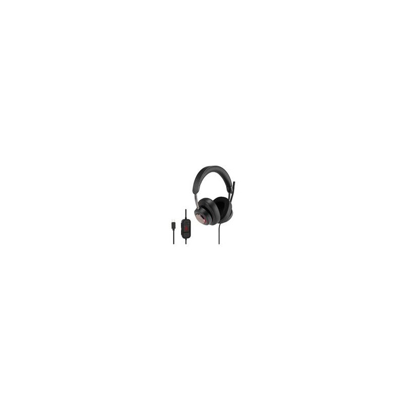 Kensington H2000 - Náhlavní souprava - plná velikost - kabelové - USB-C - izolace zvuku