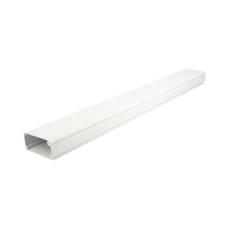 Delock - Kabelovod s krytem - 1 m - bílá 20723