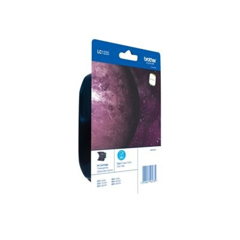 Brother LC1220CBP - Azurová - originální - blistr - inkoustová cartridge - pro Brother DCP-J525W, DCP-J725DW, DCP-J925DW MyMio