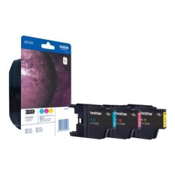 Brother LC1220RBWBP - Žlutá, azurová, purpurová - originální - blistr - inkoustová cartridge - pro Brother DCP-J525W