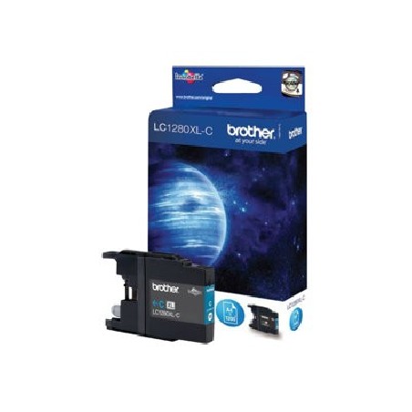 Brother LC1280XLCBP - Vysoká kapacita - azurová - originální - blistr - inkoustová cartridge