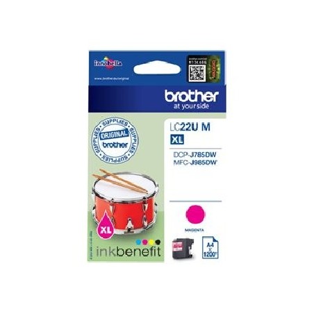 Brother LCLC22UM - XL - purpurová - originální - inkoustová cartridge - pro Brother DCP-J785DW, MFC-J985DW
