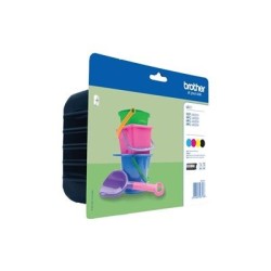 Brother LC221 Value Pack - 4-balení - černá, žlutá, azurová, purpurová - originální - inkoustová cartridge - pro Brother