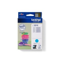 Brother LC221C - Azurová - originální - inkoustová cartridge - pro Brother DCP-J562DW