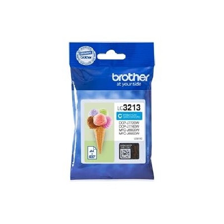 Brother LC3213C - Vysoká výtěžnost - azurová - originální - inkoustová cartridge - pro Brother DCP-J772DW, DCP-J774DW