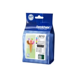 Brother LC3213 Value Pack - 4-balení - černá, žlutá, azurová, purpurová - originální - inkoustová cartridge - pro Brother