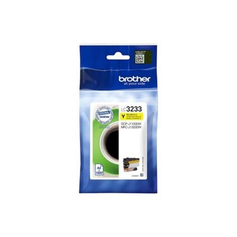 Brother LC3233Y - Tmavá žlutá - originální - tisková kazeta - pro Brother DCP-J1100DW, MFC-J1300DW