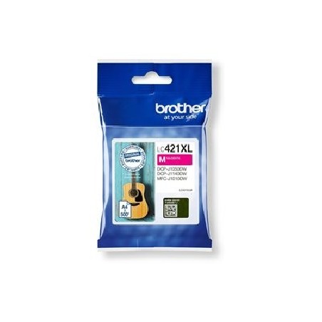 Brother LC421XLM - Vysoká výtěžnost - purpurová - originální - inkoustová cartridge - pro Brother DCP-J1140DW, DCP-J1800DW
