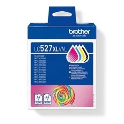 Brother LC527XL Value Pack - 4-balení - Vysoká výtežnost - cerná, žlutá, azurová, purpurová - originální - závesný box