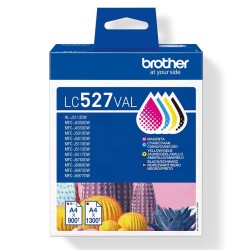 Brother LC527 Value Pack - 4-balení - cerná, žlutá, azurová, purpurová - originální - závesný box - inkoustová cartridge - pro
