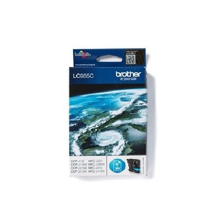 Brother LC985CBP - Azurová - originální - blistr - inkoustová cartridge - pro Brother DCP-J140W, DCP-J315W, DCP-J515W, MFC-J410