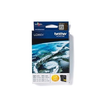 Brother LC985YBP - Žlutá - originální - blistr - inkoustová cartridge - pro Brother DCP-J140W, DCP-J315W, DCP-J515W, MFC-J410