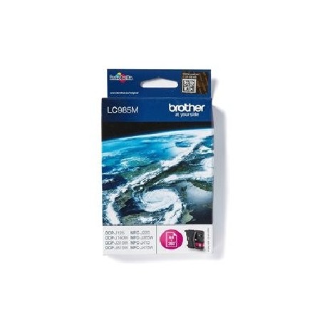 Brother LC985MBP - Purpurová - originální - blistr - inkoustová cartridge - pro Brother DCP-J140W, DCP-J315W, DCP-J515W
