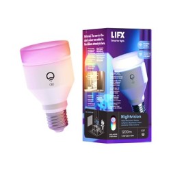 LIFX Nightvision - LED žárovka - tvar: A60 - E27 - 11.5 W (ekvivalentní 80 W) - třída F - několikabarevné/teplé na studené bílé