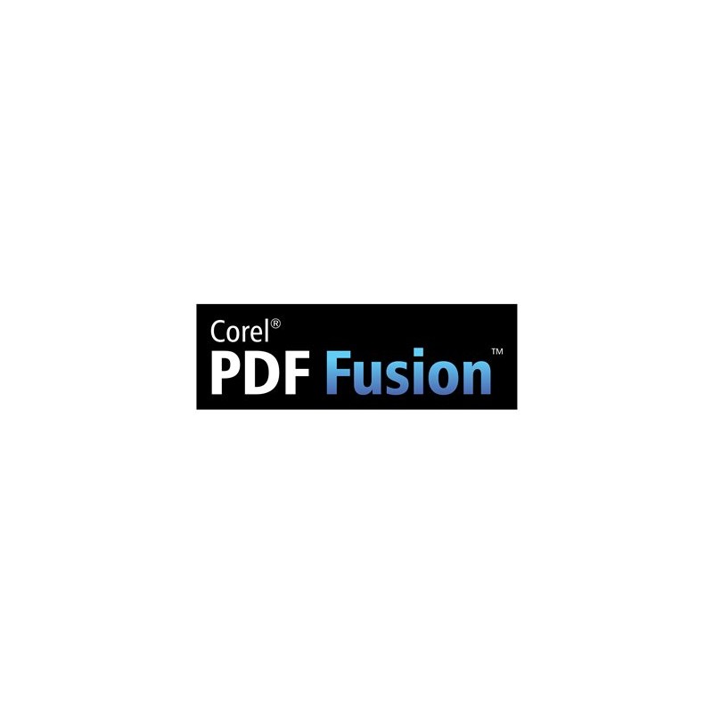 Corel PDF Fusion - (v. 1) - média - CTL - Win - angličtina, němčina