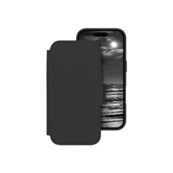 dbramante1928 Lynge - Pouzdro s klopou pro mobilní telefon - kompatibilita s MagSafe - půlnoční - pro Apple iPhone 17