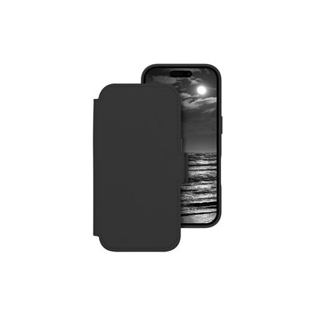 dbramante1928 Lynge - Pouzdro s klopou pro mobilní telefon - kompatibilita s MagSafe - půlnoční - pro Apple iPhone 17