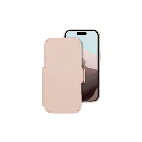 dbramante1928 Lynge - Pouzdro s klopou pro mobilní telefon - kompatibilita s MagSafe - ICON - růžová pink sand - pro Apple