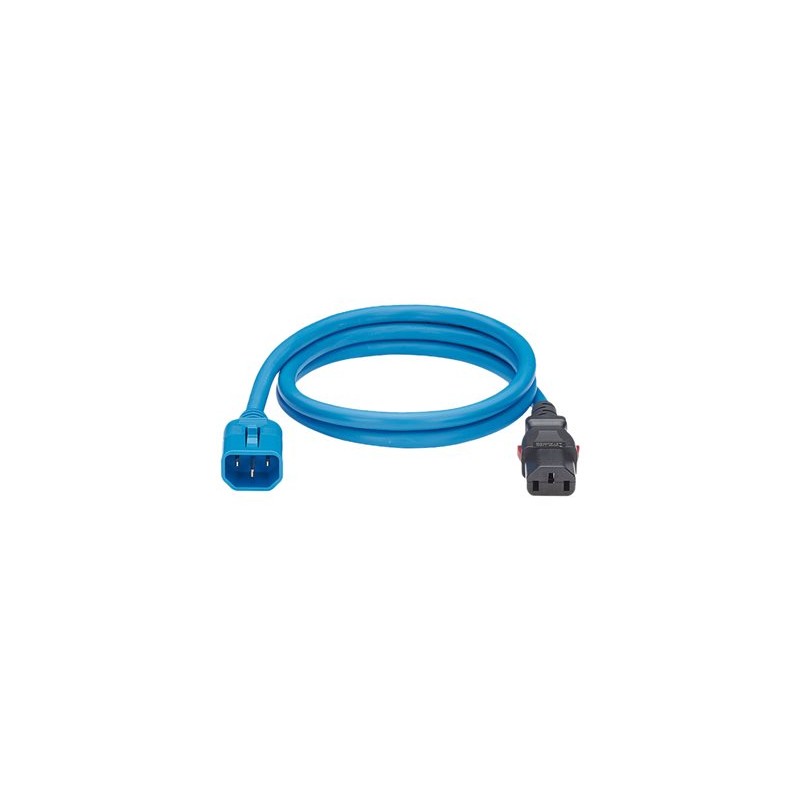 Panduit SmartZone G5 - Elektrický kabel - IEC 60320 C14 zamykací do power IEC 60320 C13 zamykací - AC 250 V - 10 A - 2.4 m