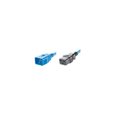 Panduit SmartZone G5 - Elektrický kabel - IEC 60320 C20 zamykací do IEC 60320 C19 zamykací - AC 250 V - 16 A - 91.4 cm - modrá