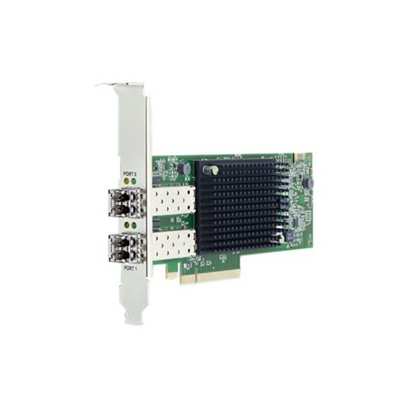 Emulex LPE35002-M2 - Adaptér hostitelské sběrnice - PCIe 4.0 x8 nízký profil - 32Gb Fibre Channel Gen 7 (Short Wave) x 2