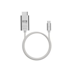 LINQ ProCable - Kabel adaptéru - 24 pin USB-C (M) do DisplayPort (M) - DisplayPort 1.4 - 2 m - podpora 8K60Hz, podpora 4K144Hz