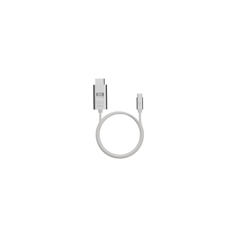 LINQ ProCable - Kabel adaptéru - 24 pin USB-C (M) do DisplayPort (M) - DisplayPort 1.4 - 2 m - podpora 8K60Hz, podpora 4K144Hz