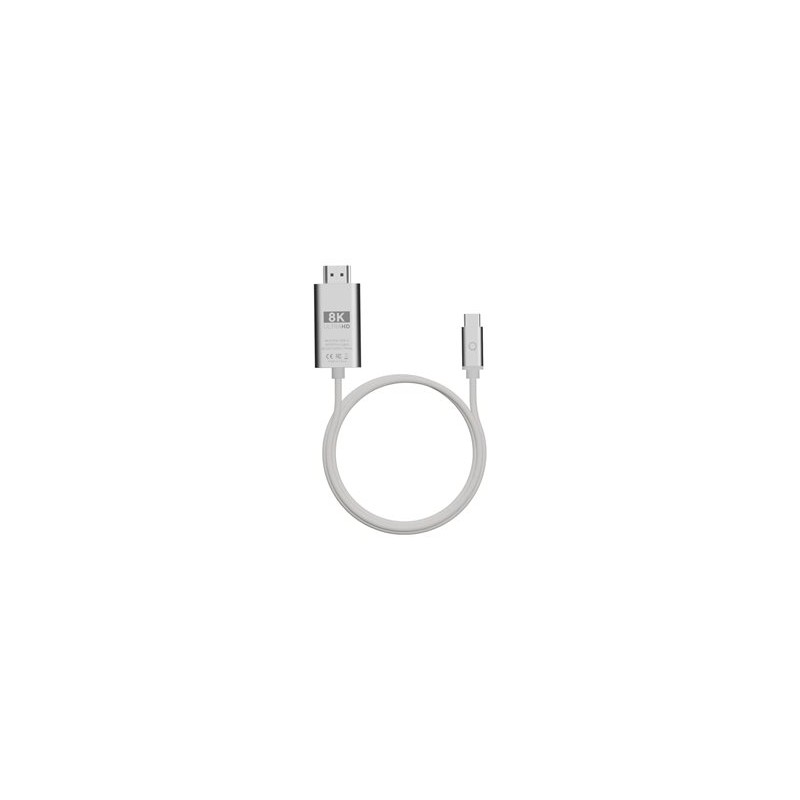 LINQ ProCable - Kabel adaptéru - 24 pin USB-C s piny (male) do HDMI s piny (male) - 2 m - podpora 4K120Hz, podpora 8K60Hz