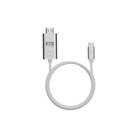 LINQ ProCable - Kabel adaptéru - 24 pin USB-C s piny (male) do HDMI s piny (male) - 2 m - podpora 4K120Hz, podpora 8K60Hz