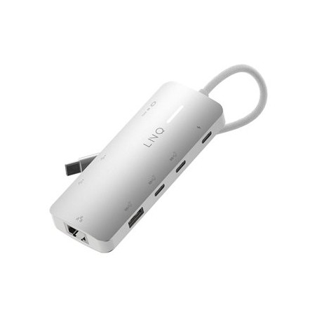 LINQ ProConnect - Dokovací stanice - pro notebook, tablet, chytrý telefon - USB-C - HDMI - 2.5GbE LQ49081PS