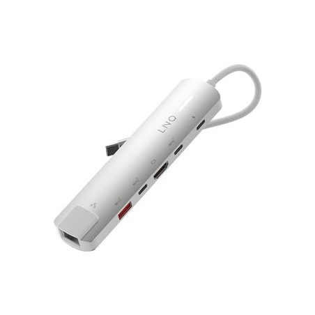 LINQ ProConnect - Dokovací stanice - pro notebook, tablet, chytrý telefon - USB-C - HDMI - 2.5GbE LQ49061