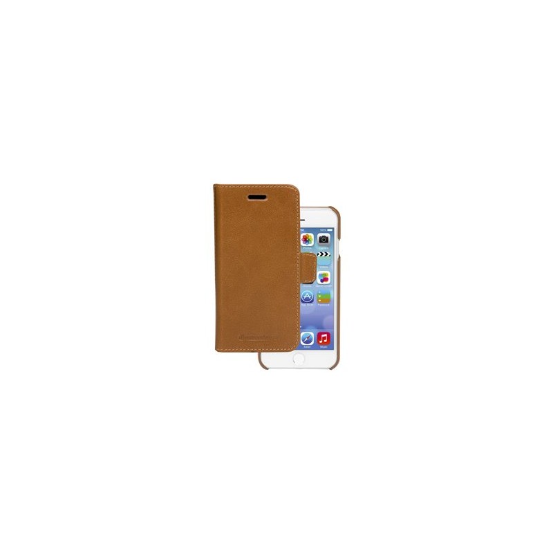 dbramante1928 Lynge - Pouzdro s klopou pro mobilní telefon - kůže full-grain - patina - pro Apple iPhone 6, 6s, 7, 8, SE (2nd