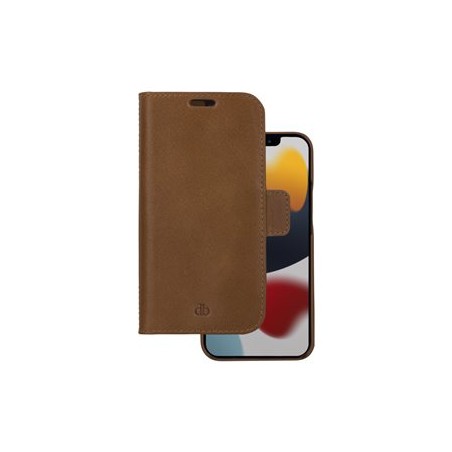 dbramante1928 Lynge - Pouzdro s klopou pro mobilní telefon - kůže full-grain - bronz - pro Apple iPhone 13 Pro Max
