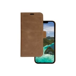 dbramante1928 Lynge - Pouzdro s klopou pro mobilní telefon - kůže full-grain - bronz - pro Apple iPhone 14 Plus