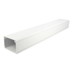Delock - Kabelovod s krytem - 1 m - bílá 20724