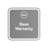 Dell Upgrade z 3 roky Basic Onsite na 5 roky Basic Onsite - Prodloužená dohoda o službách - náhradní díly a práce - 2 let