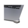 Compulocks Ledge Lock Adapter for MacBook Air 13" M2-M4 Silver - Nástavec zámku bezpečnostního slotu - pro Apple MacBook Air M2