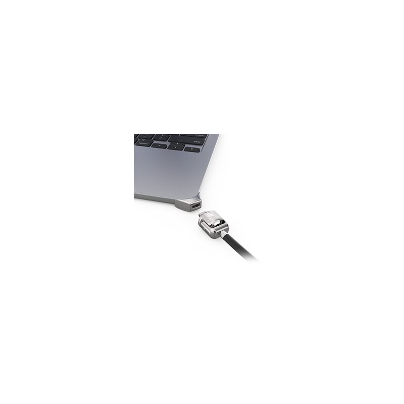 Compulocks Ledge Lock Adapter for MacBook Air 15" M2-M4 with Keyed Cable Lock Silver - Sada pro bezpečnost systému - zámek