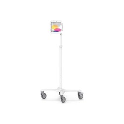 Compulocks iPad 10.2" Space Enclosure Medical Rolling Cart Extended - Vozík - pro tablet - uzamykatelný - zdravotní - kov