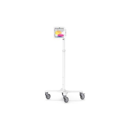 Compulocks iPad 10th-11th (A16) Gen Space Enclosure Medical Rolling Cart Extended White - Vozík - prodlužitelný - pro tablet