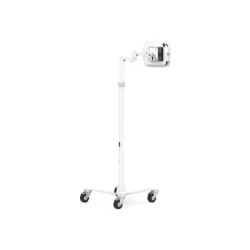 Compulocks iPad 10th-11th (A16) Gen Space Enclosure Medical Rolling Cart Extended Plus Hub White - Vozík - pro tablet