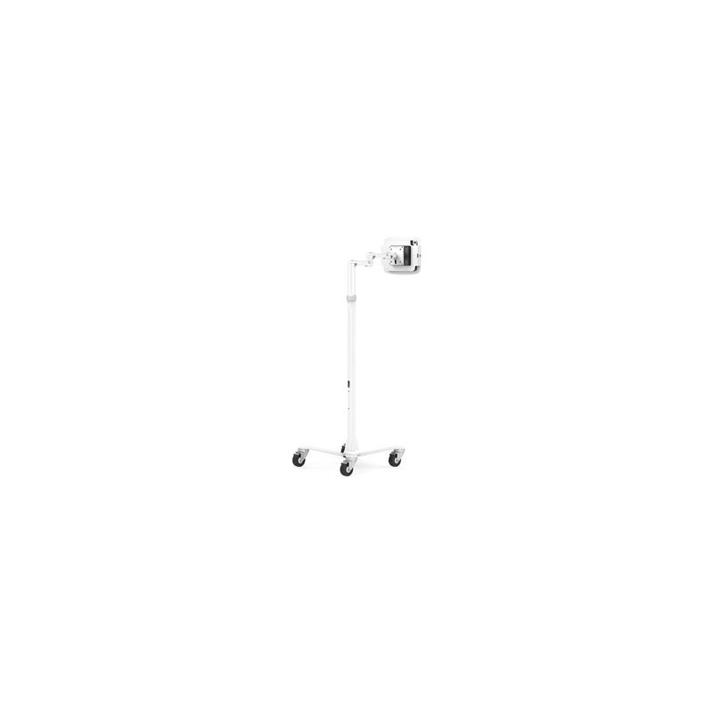 Compulocks iPad 10th-11th (A16) Gen Space Enclosure Medical Rolling Cart Extended Plus Hub White - Vozík - pro tablet