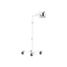 Compulocks iPad 10th-11th (A16) Gen Space Enclosure Medical Rolling Cart Extended Plus Hub White - Vozík - pro tablet
