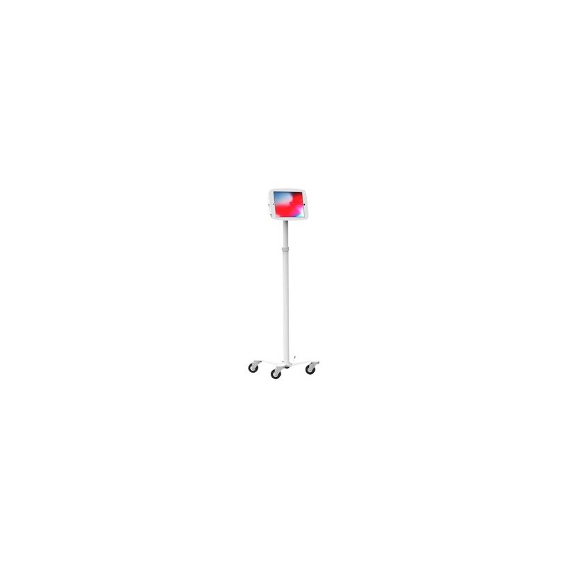 Compulocks iPad 10.2" Space Enclosure Medical Rolling Cart - Vozík - pro tablet - zdravotní - kov - bílá - velikost obrazovky: